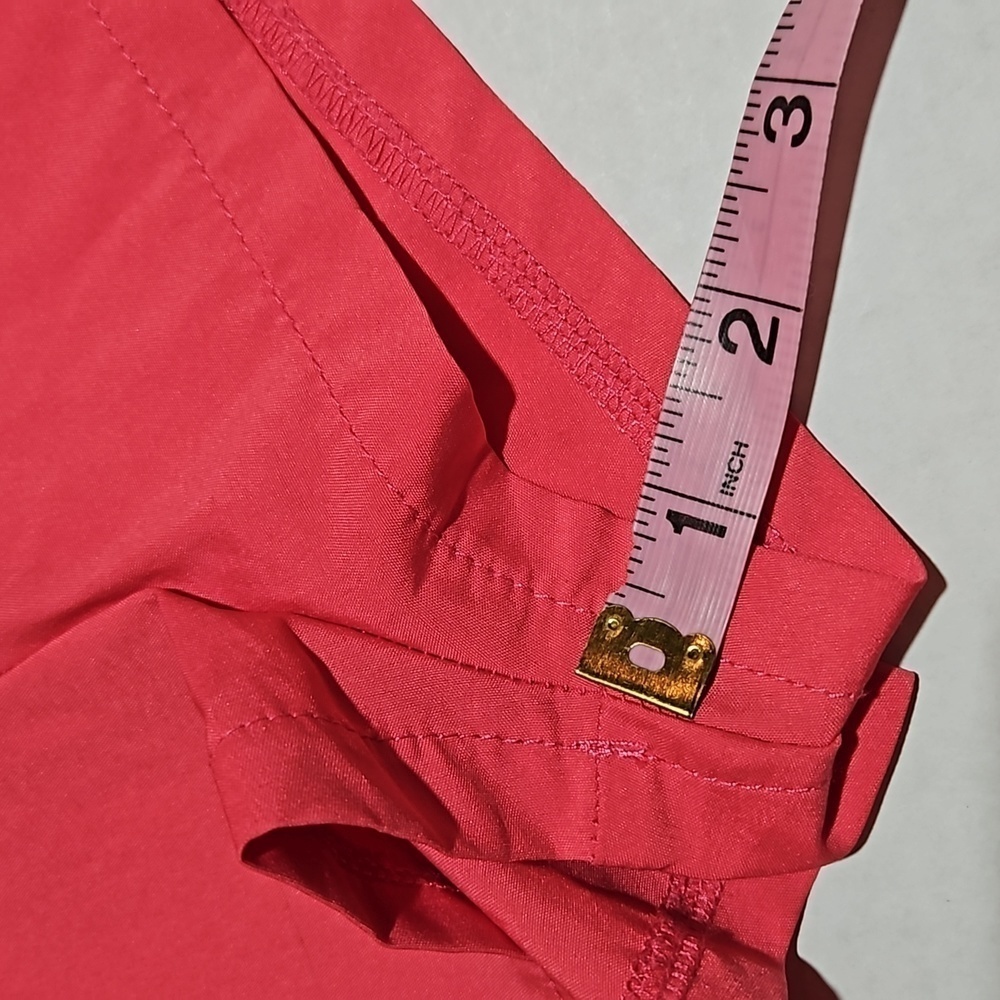 Coral Lightweight Halter Romper With Pockets - Picture 12 of 12